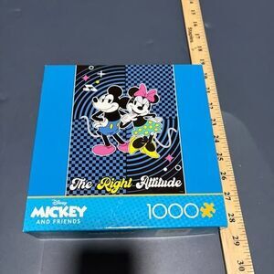 Mickey 1000 pc puzzle NIB. "the right attitude"